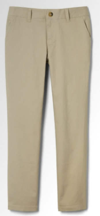 Ladies STRAIGHT Khaki Pant