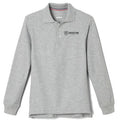 Long Sleeve Heather Grey Polo (4K-5th)